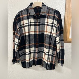 Madewell Flannel Bromley Shirt, Size XS
